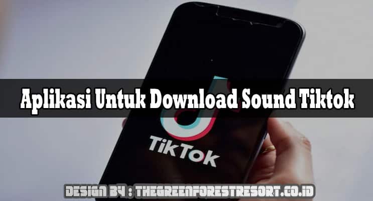 Aplikasi Untuk Download Sound Tiktok