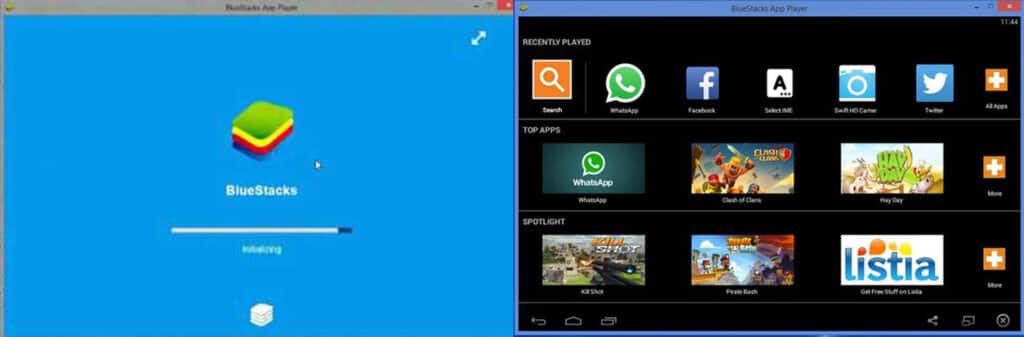 bluestacks whatsapp video call