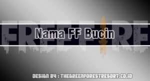 Cover Nama FF Bucin