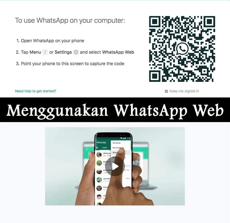 Menggunakan WhatsApp Web