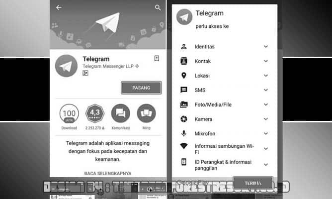 Instal Aplikasi Telegram Di HP