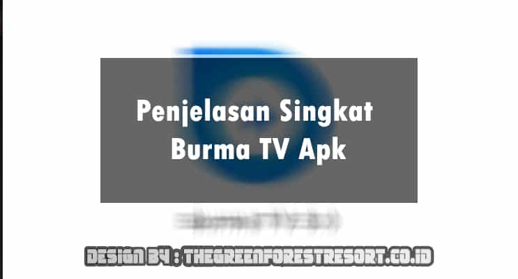 Penjelasan Singkat Burma TV Apk